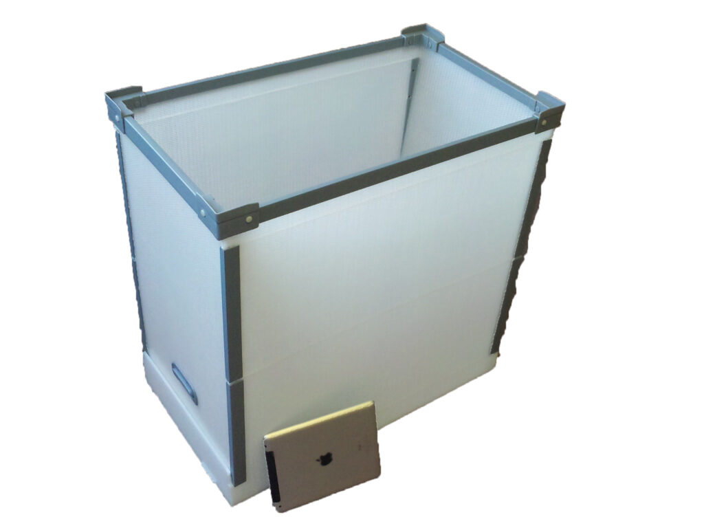 ダイテックボックス FC-3 長さ640×幅448×高さ532(mm) 4個セット(2個入り×2梱包) 第一大宮 ダイテックボックスFC-3 折り畳みハニカム構造プラダン